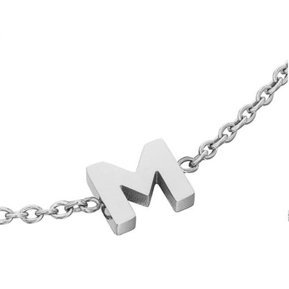 Made Mine Initial Bracelet (Silver)