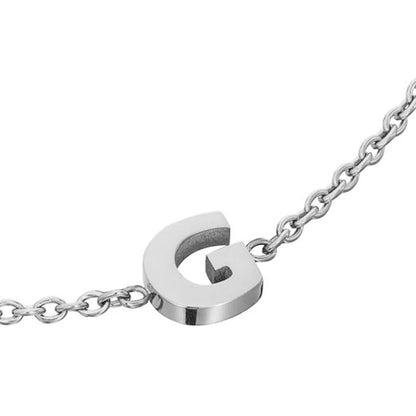 Made Mine Initial Bracelet (Silver)