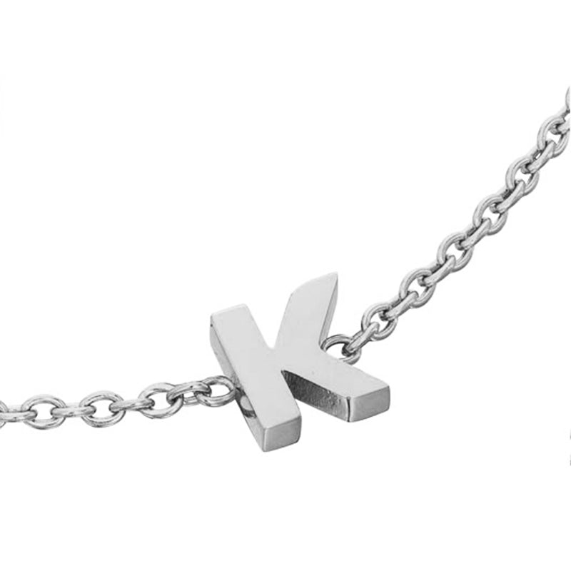 Made Mine Initial Bracelet (Silver)