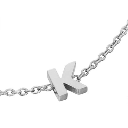 Made Mine Initial Bracelet (Silver)