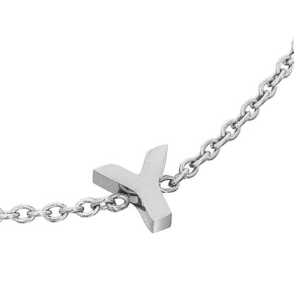 Made Mine Initial Bracelet (Silver)