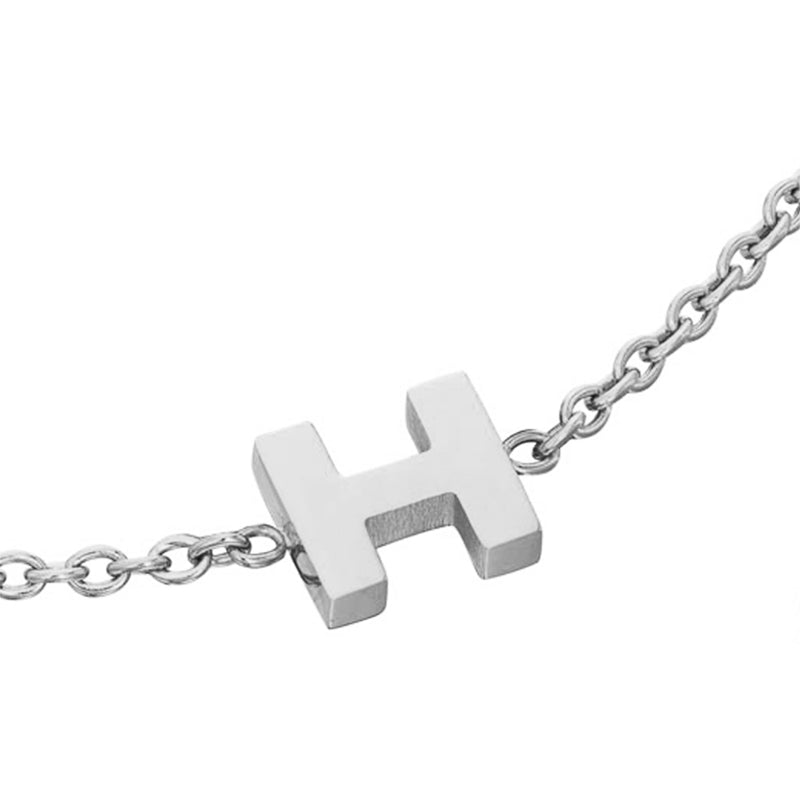 Made Mine Initial Bracelet (Silver)