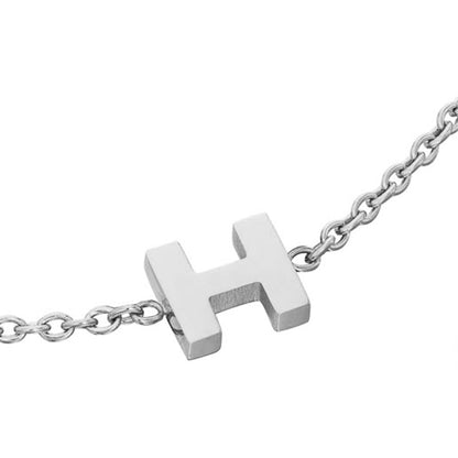 Made Mine Initial Bracelet (Silver)