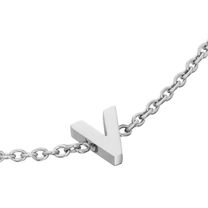 Made Mine Initial Bracelet (Silver)