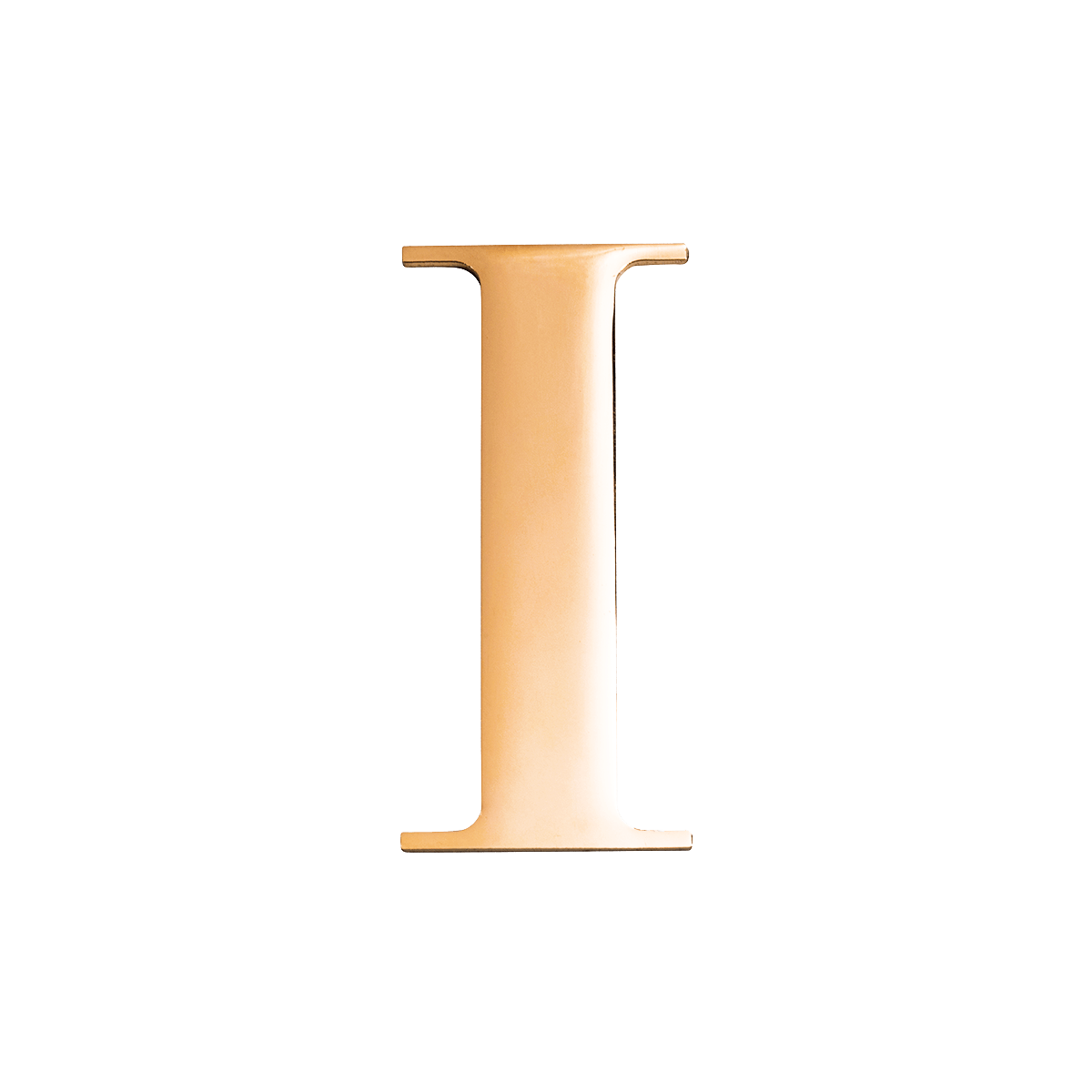 Jewellery Box Gold Small Metal Letter