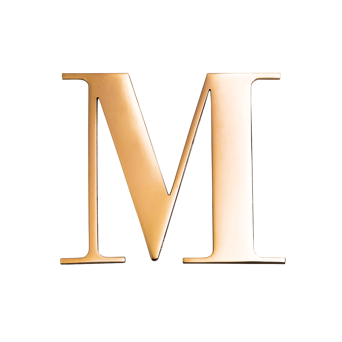 Jewellery Box Gold Small Metal Letter