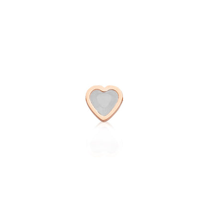 Made Mine Charms - Heart Birthstone Charms (Rose Gold)