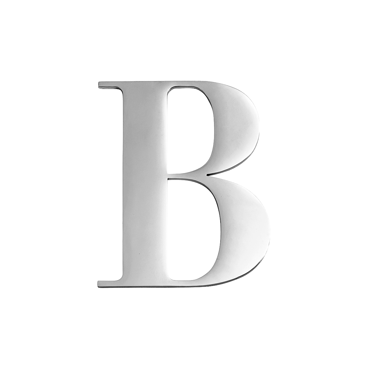 Custom Figaro Icon - Initial (Silver)
