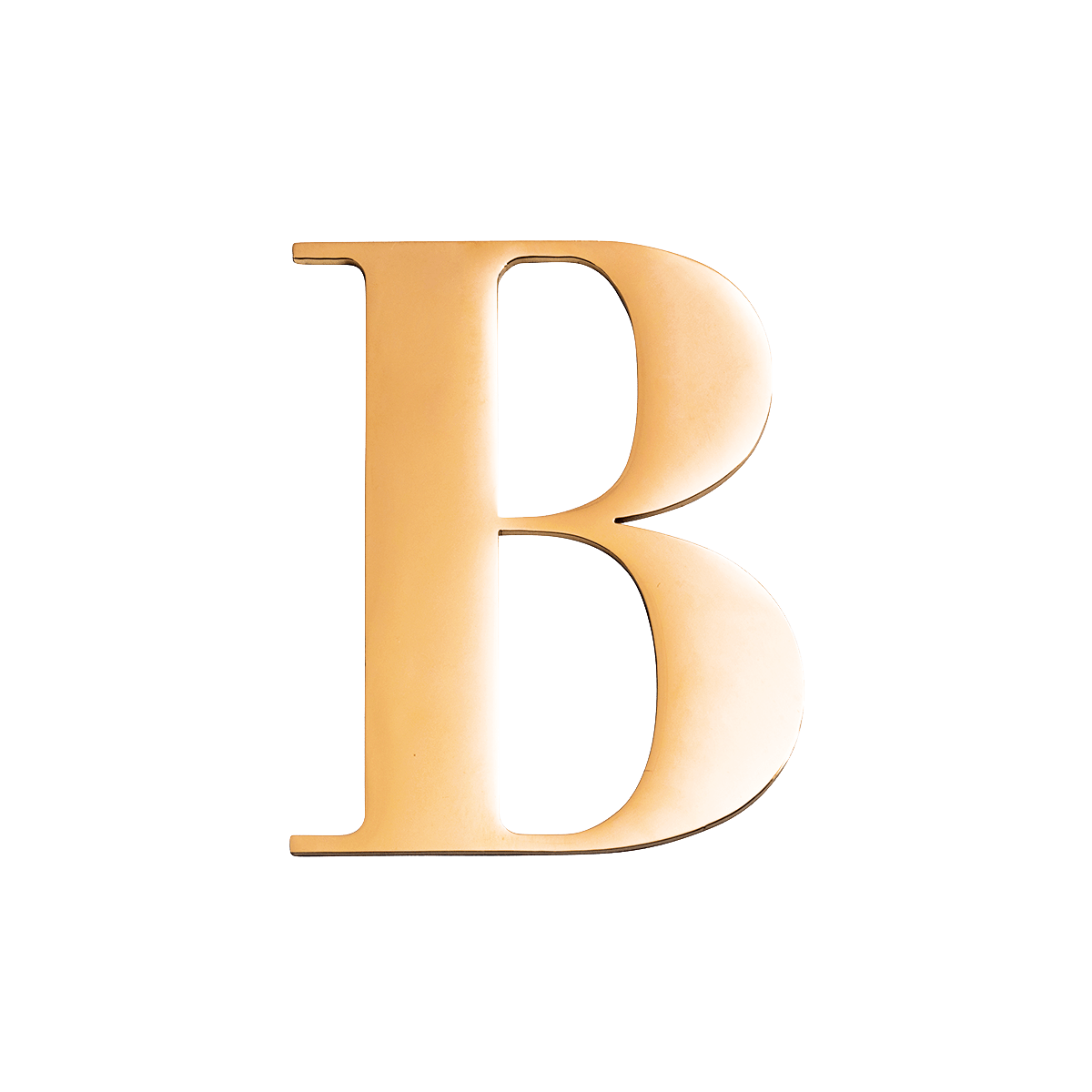 Small Metal Letter Pins (Gold)