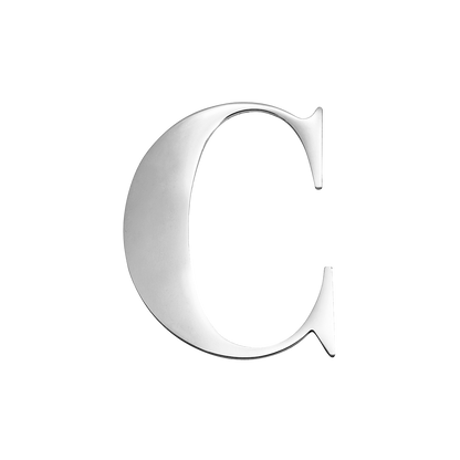 Custom Figaro Icon - Initial (Silver)