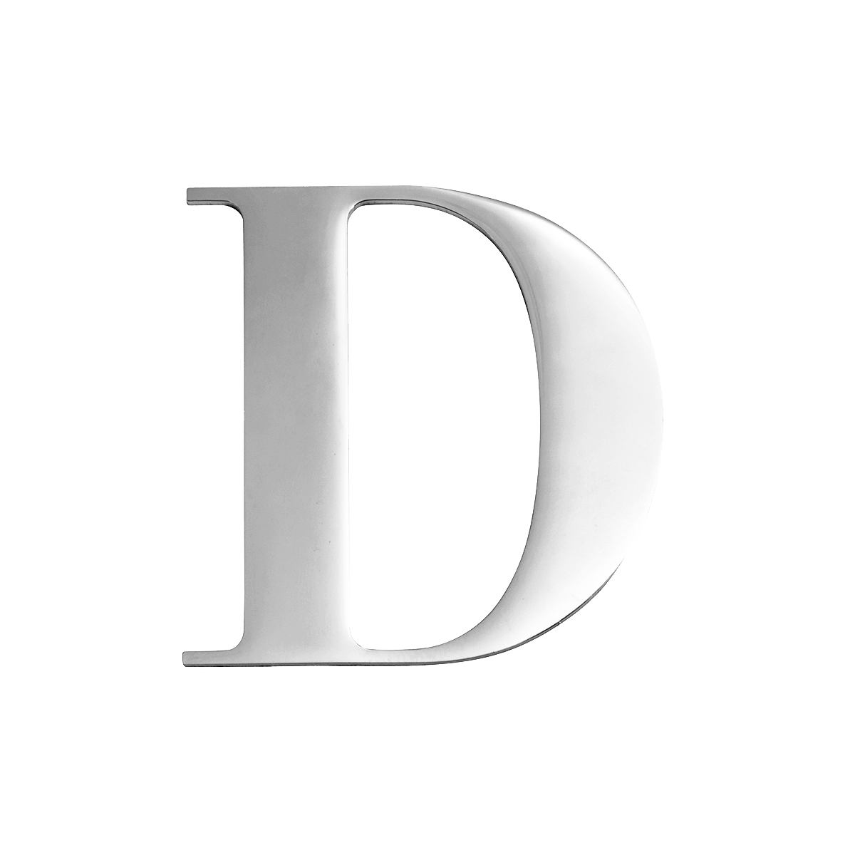 Custom Figaro Icon - Initial (Silver)
