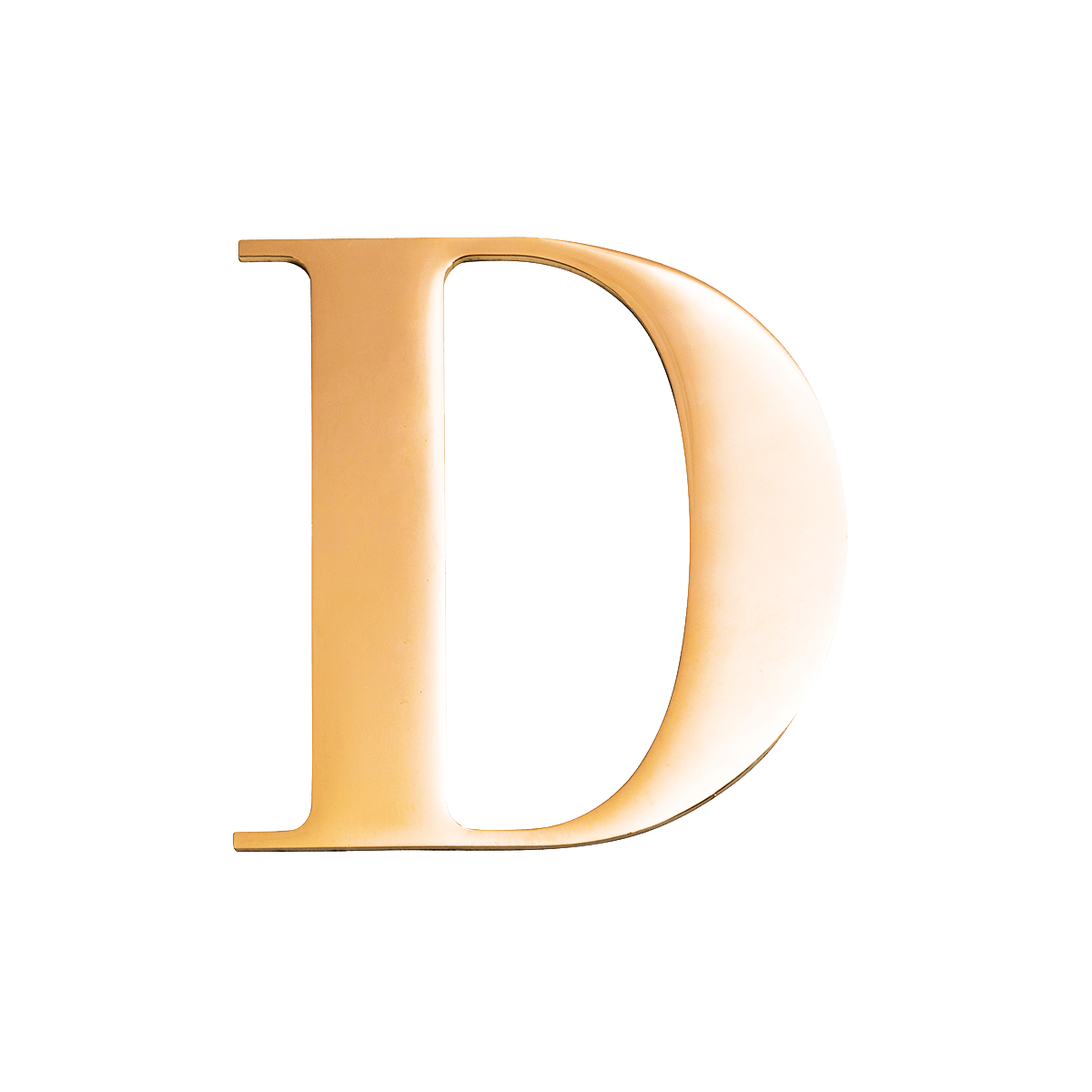 Custom Figaro Icon - Initial (Gold)