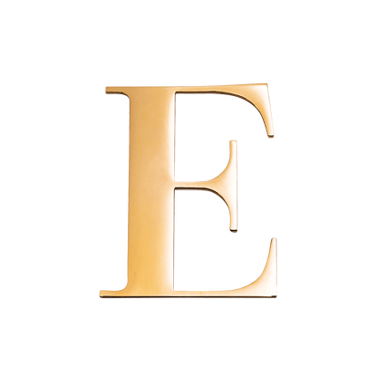 Large Metal Letters - Gold