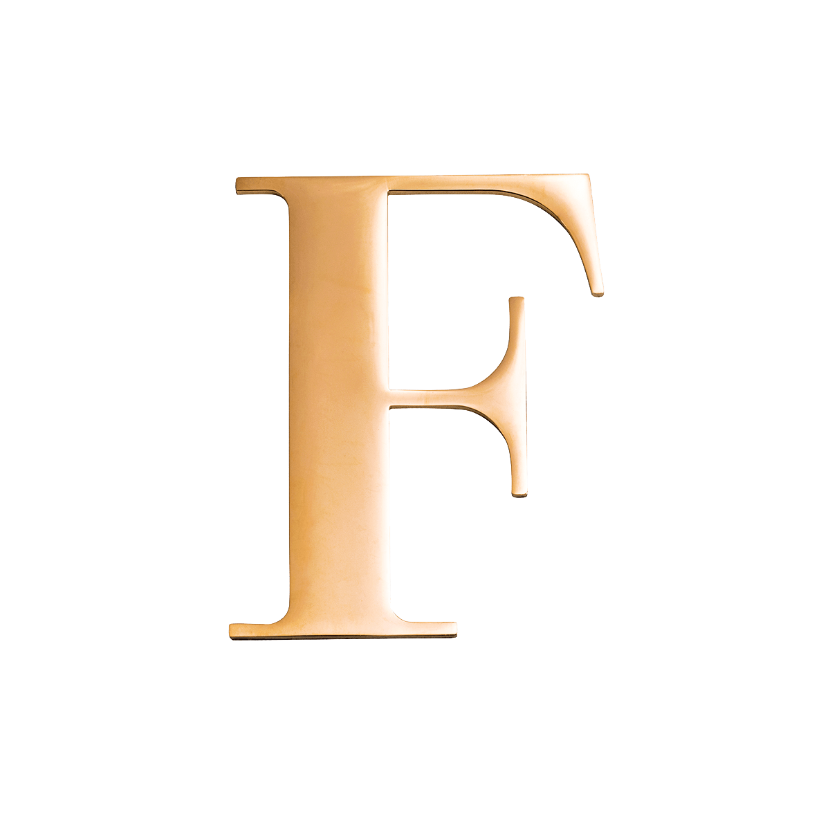 Large Metal Letters - Gold