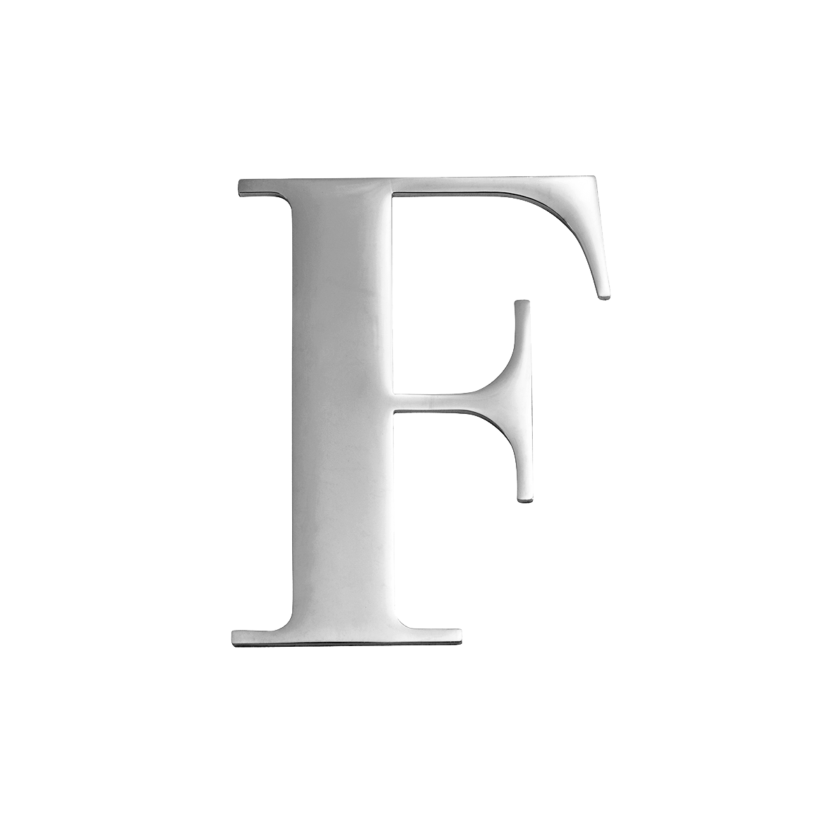 Custom Figaro Icon - Initial (Silver)