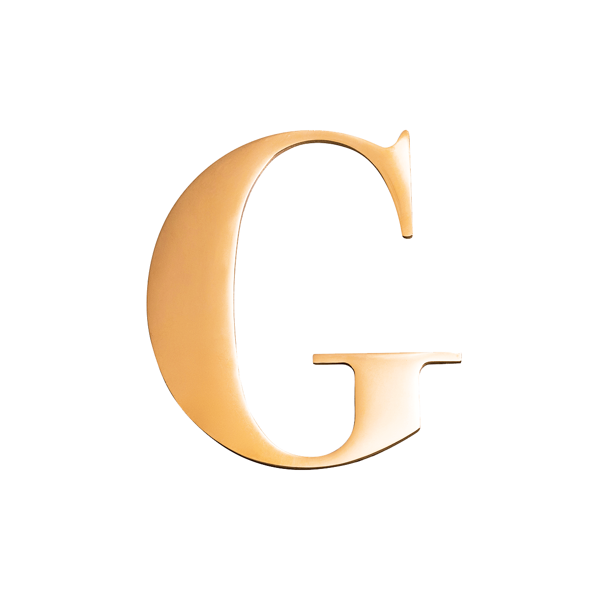 Small Metal Letter Pins (Gold)
