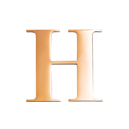 Custom Figaro Icon - Initial (Gold)