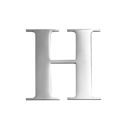 Custom Figaro Icon - Initial (Silver)
