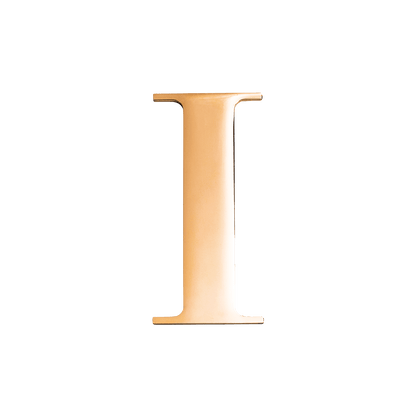 Small Metal Letter Pins (Gold)