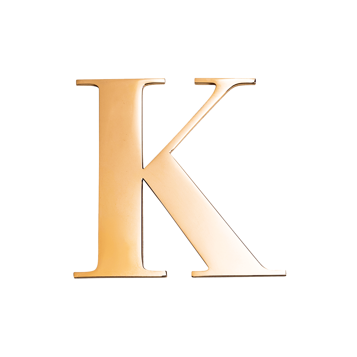 Small Metal Letter Pins (Gold)