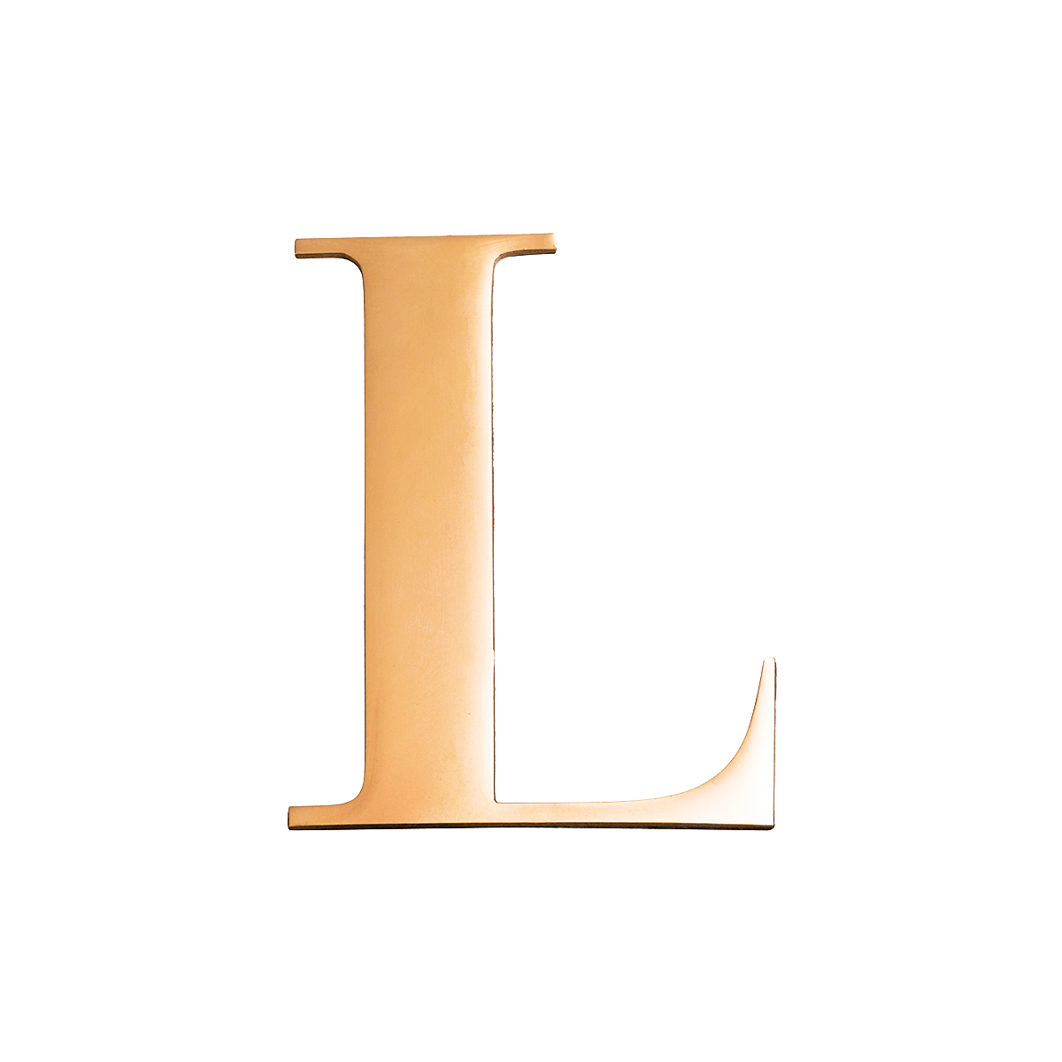 Small Metal Letter Pins (Gold)