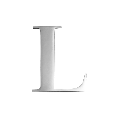 Custom Figaro Icon - Initial (Silver)