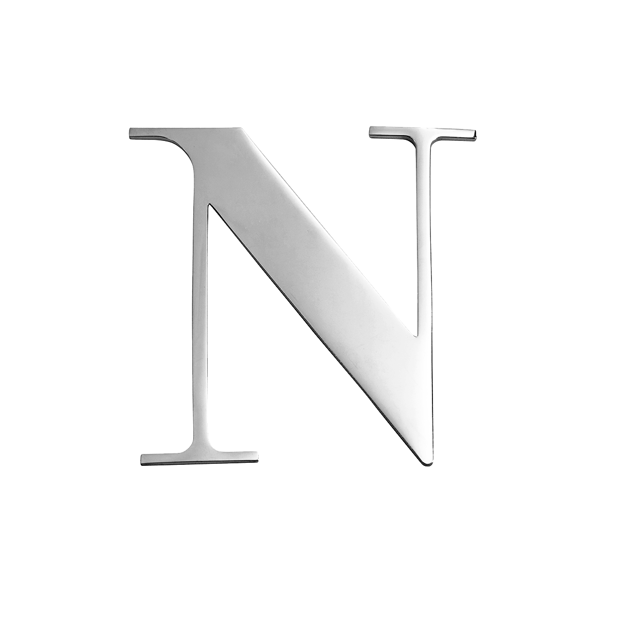 Custom Figaro Icon - Initial (Silver)