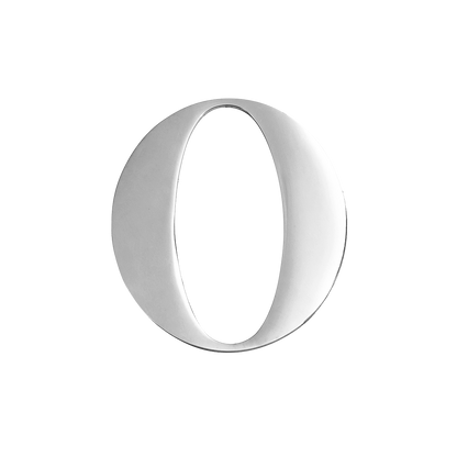 Custom Figaro Icon - Initial (Silver)