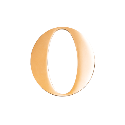 Custom Figaro Icon - Initial (Gold)
