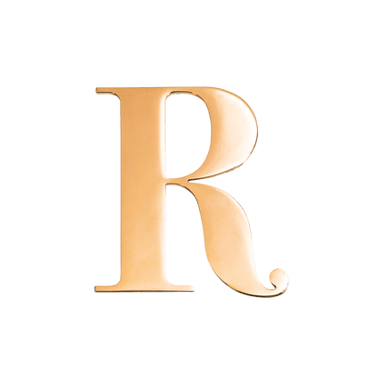 Custom Figaro Icon - Initial (Gold)