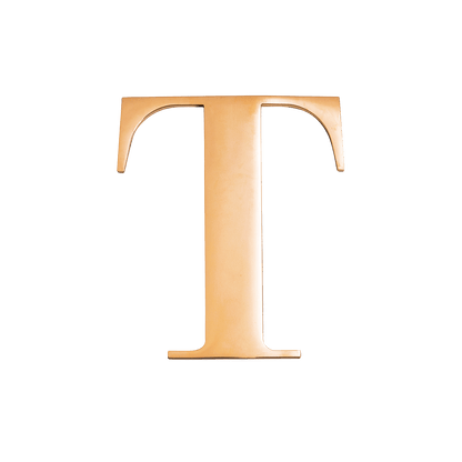Large Metal Letters - Gold