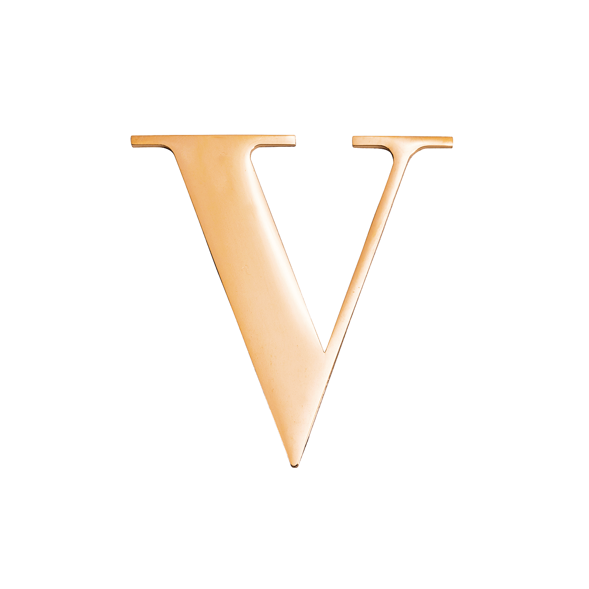 Small Metal Letter Pins (Gold)