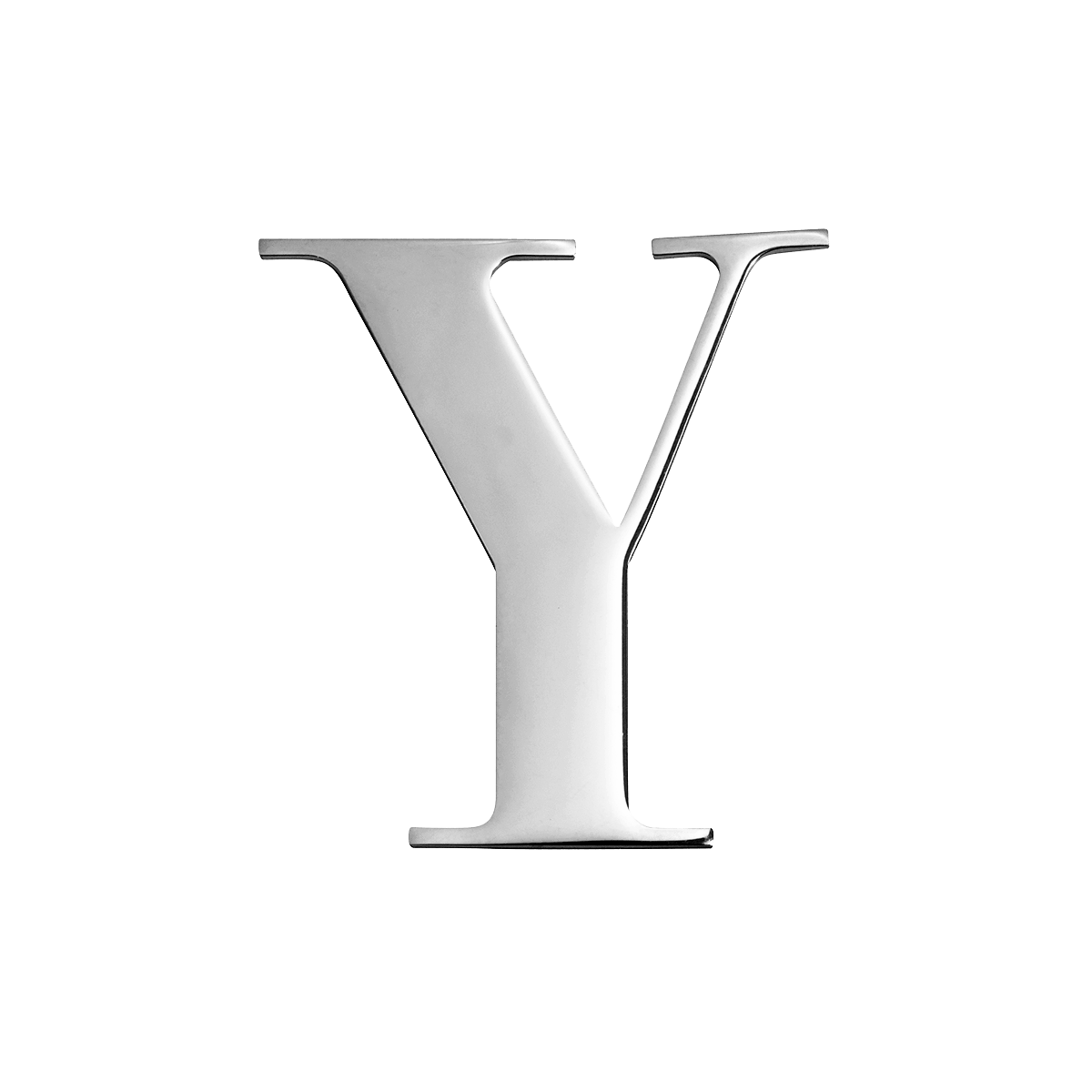 Custom Figaro Icon - Initial (Silver)
