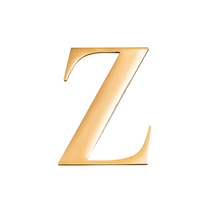 Large Metal Letters - Gold