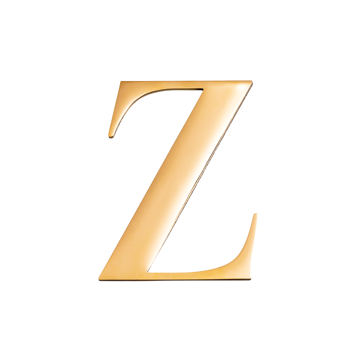 Small Metal Letter Pins (Gold)