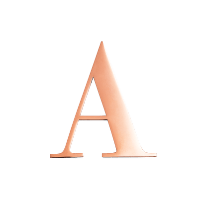 Large Metal Letters - Silver