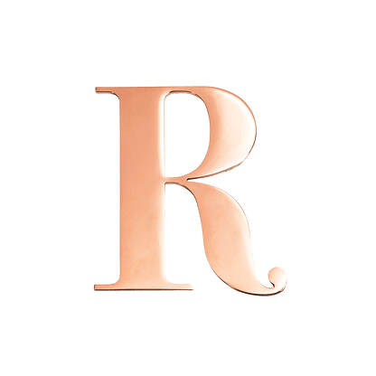 Large Metal Letters - Silver