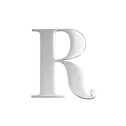 Large Metal Letters - Silver