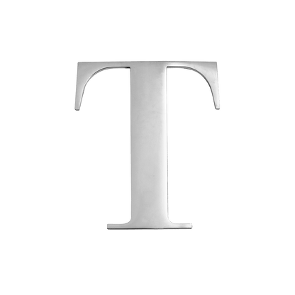 Large Metal Letters - Silver