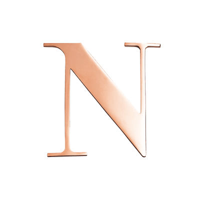 Letter Ring (Rose Gold)
