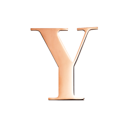 Letter Ring (Rose Gold)