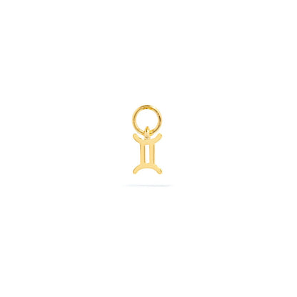 Stories Mini Zodiac Hoop Charm (Gold)