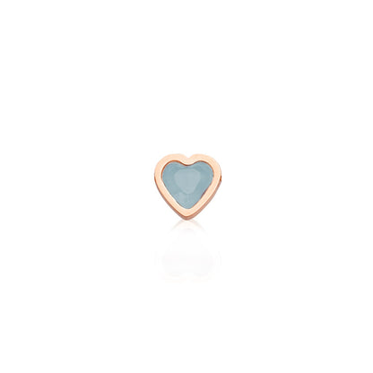 Made Mine Charms - Heart Birthstone Charms (Rose Gold)