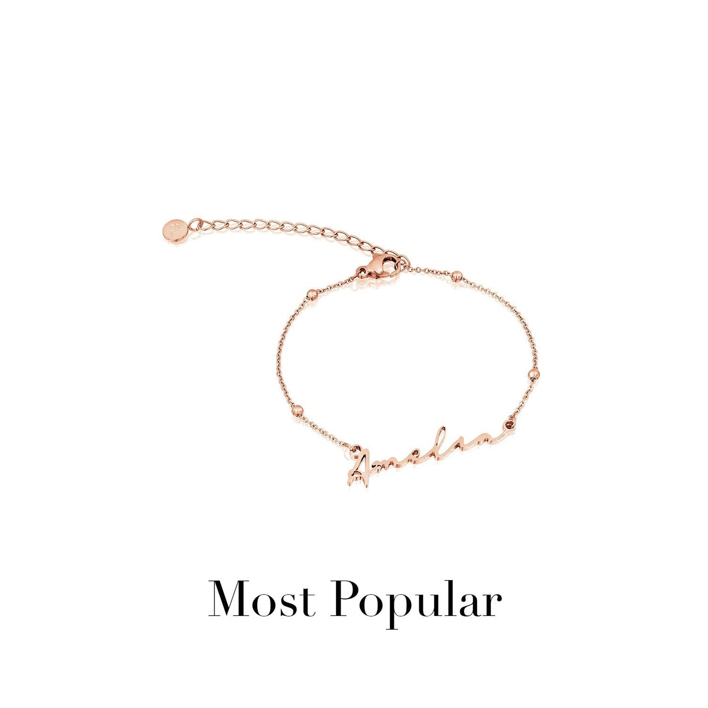Signature Name Bracelet (Rose Gold)