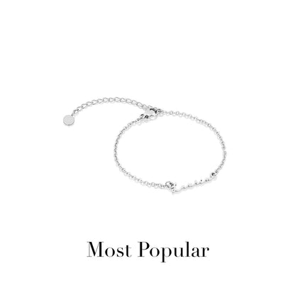 Mini Signature Name Bracelet (Silver)