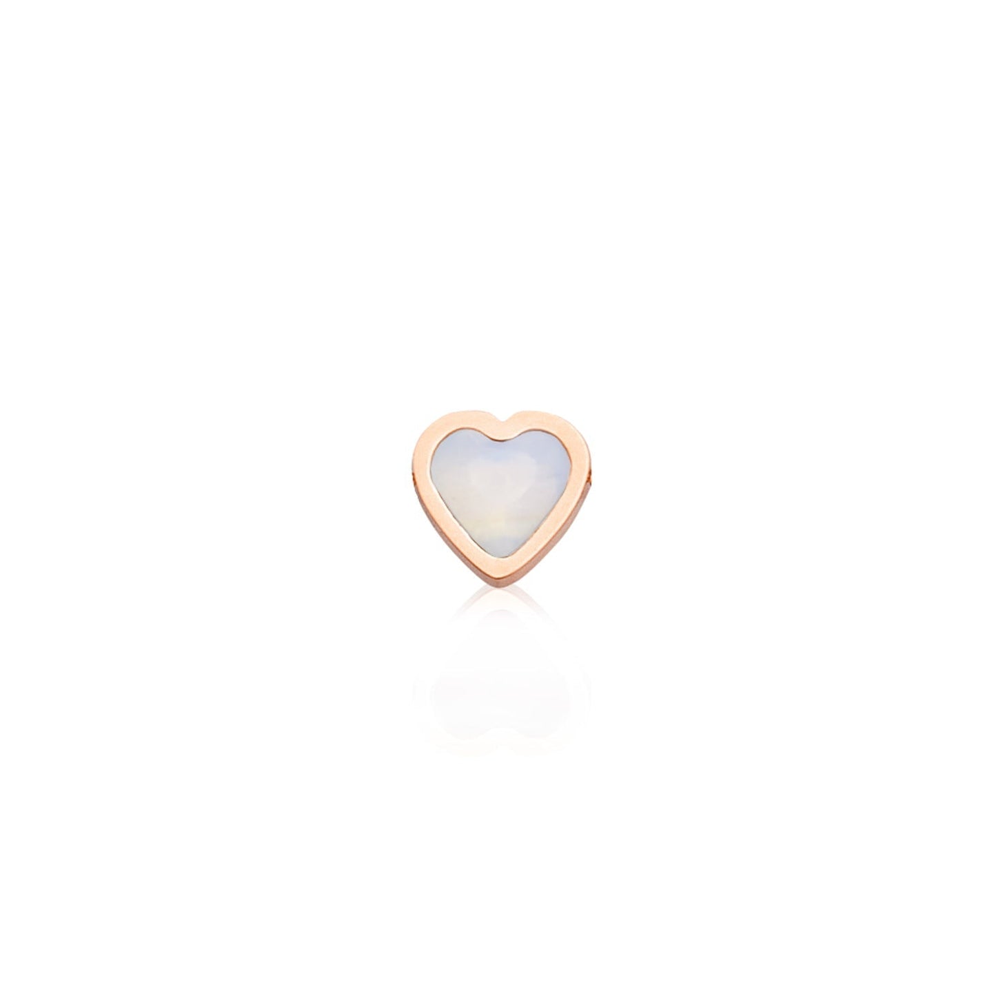 Made Mine Charms - Heart Birthstone Charms (Rose Gold)