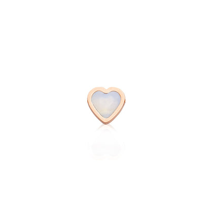 Made Mine Charms - Heart Birthstone Charms (Rose Gold)