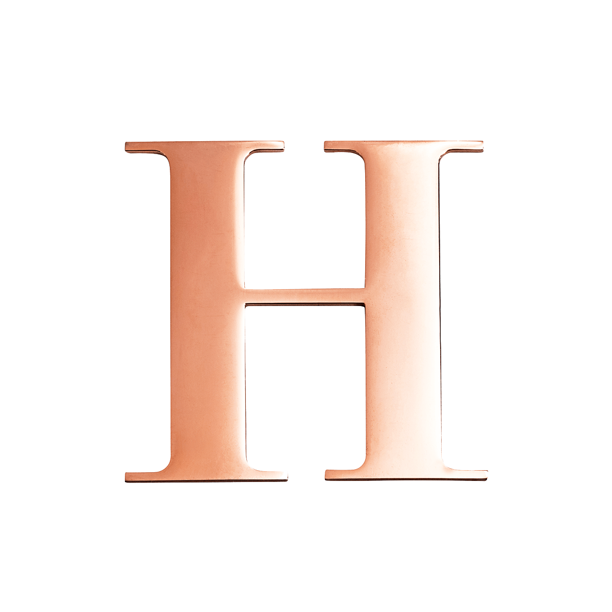 Rose Gold Small Metal Letter