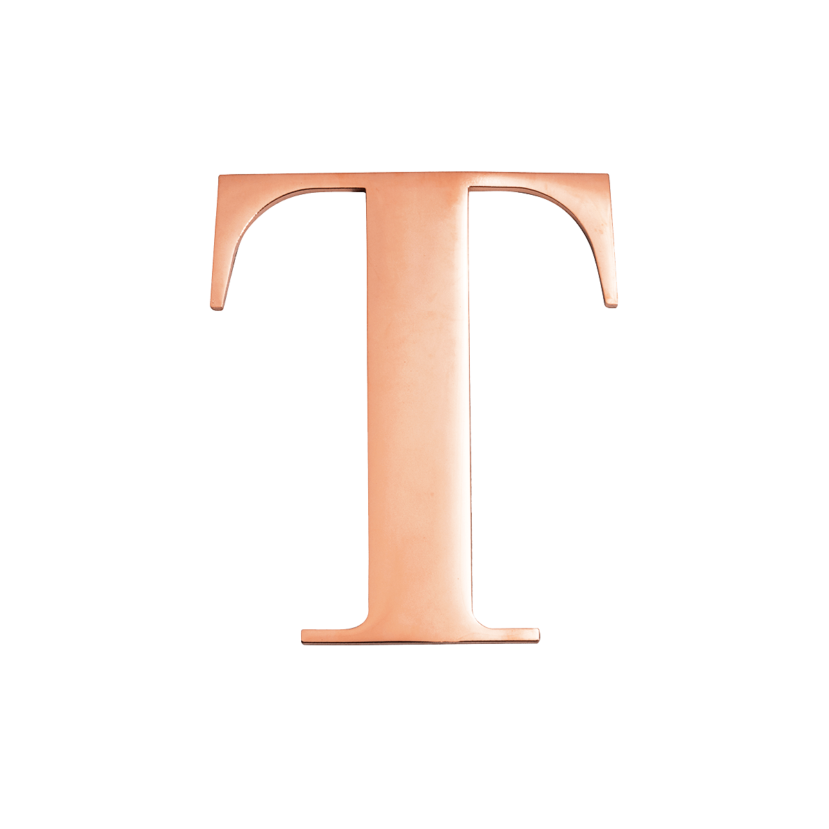 Rose Gold Small Metal Letter
