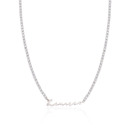 Signature Name Necklace (Silver)